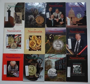 The Numismatist Magazine 2001 FULL YEAR 12 Issue Lot Coins Medals Paper Money - Picture 1 of 2