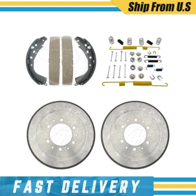 Se adapta a Toyota 4Runner 2002 tambores traseros zapatas de freno y kit de resorte de herrajes Foto 1 de 4
