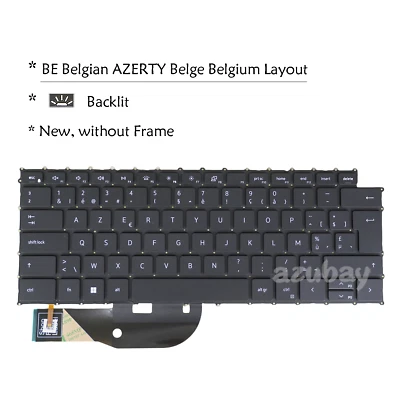 Teclado belga para DELL Precision 5550 5560 5570 5750 5760 5770 0DXT18 retroiluminado Foto 1 de 4
