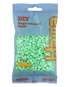 1 000 Perlen Zum Aufbügeln Standard Midi ( Ø5 MM) Minze Pastell - Bild 1 von 1