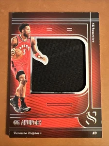 2024-25 Panini Silhouette OG Anunoby #3 Black Game Worn Jersey Toronto Raptors - Bild 1 von 2