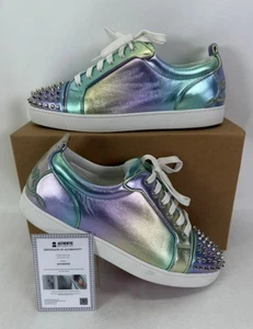 Christian Louboutin Fun Louis Junior Spikes flache Designer Schuhe Gr.11,5 - Bild 1 von 7