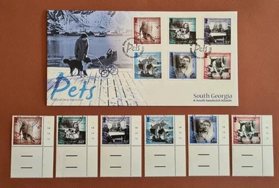 South Georgia & South Sandwich Is, 2011 FDC Pets, + Free Used Set. VG Condition - Image 1 of 2