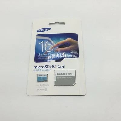 Samsung 16GB Class 6 Micro SDHC up to 24MB/s with Adapter (MB-MS16DA/AM) - Image 1 of 2