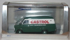 Spark 1:43 S0293 1968 Green & White Castrol Oils Ford Transit Van HKW 225T - Picture 1 of 12