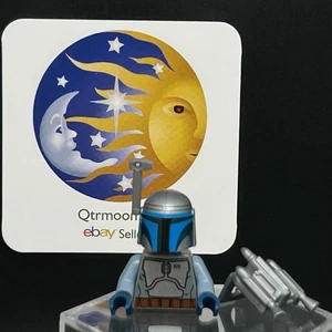 Lego Marke Star Wars Minifigur sw0468 Jango Fett "unvollständig" Helm Kopf Torso - Bild 1 von 13