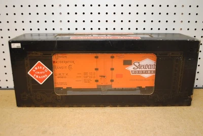 Aristo-Craft ART-46211 Stewart's Root Beer Steel Reefer Car *G-Scale* NEW - Image 1 of 3