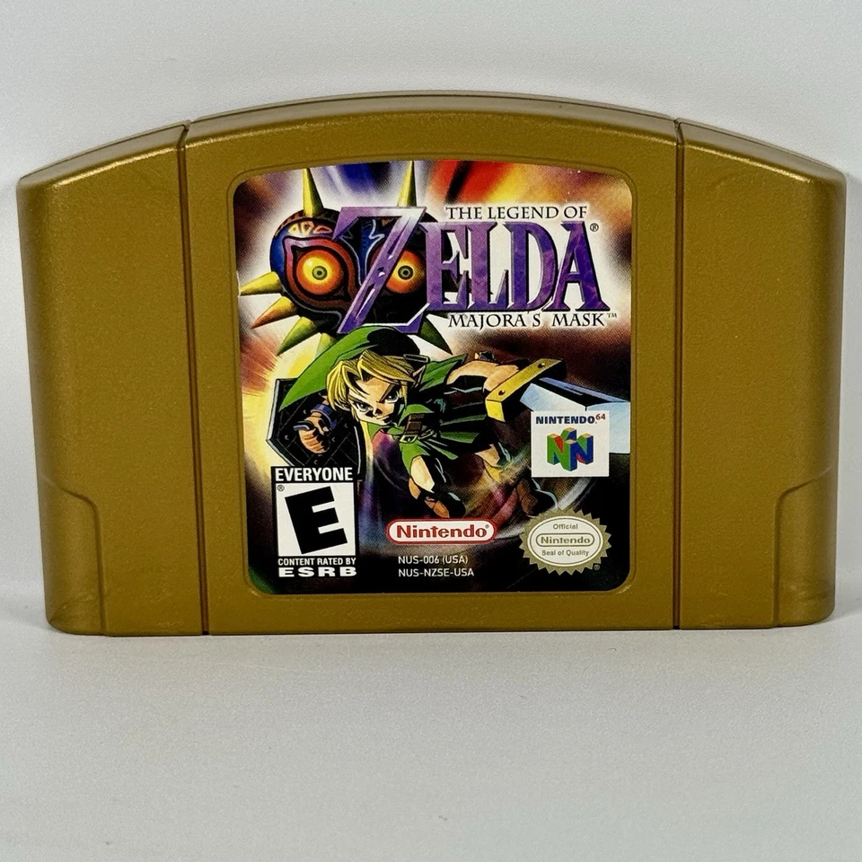 The Legend of Zelda: Majora's Mask N64 NON- Holo Authentic  1 Owner - Nice  LQQK - Image 1 of 4
