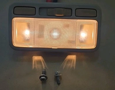 Honda Civic 2001-2005 cúpula superior delantera mapa luz bronceada accesorios de montaje OEM Foto 1 de 4