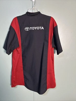 Toyota Red Kap Mechanics Snap Button Work Uniform Toyota Just Better Sz XL Black - Image 1 of 4