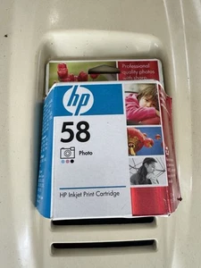 HP Original 58 Photo Tintenstrahldrucker Tintenpatrone Tri-Color abgelaufen 7/2009 - Bild 1 von 3
