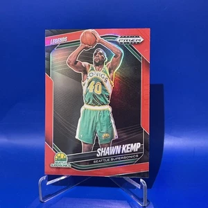 2024-2025 Panini Prizm Negro Shawn Kemp #299 Rojo Prizm/299 Seattle Supersonics - Imagen 1 de 2