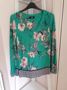 Wallis Tunic Top, Size 14, Green, Long Sleeve - Picture 1 of 6