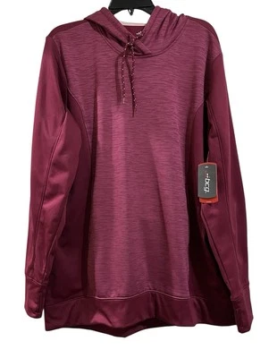 BCG Women Training Performance Fleece Hoodie Long Sleeve XL Red Plum - Image 1 of 4