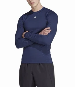 Adidas Herren Techfit COLD.RDY Training Langarm T-Shirt Navy Blau Gr. L - Bild 1 von 9