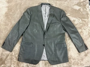 Joseph Abboud Men's Gray Wool & Silk Blazer Jacket Classic Fit Size 48L - Picture 1 of 7