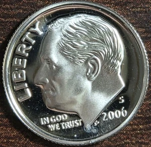2006 S- Roosevelt Proof Dime U.S. Proof Set Clad - Picture 1 of 2
