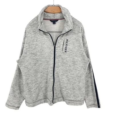 TOMMY HILFIGER Men High Neck Zip Cardigan Jumper Sweater Size L - Image 1 of 4