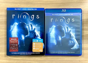 Blu-Ray/DVD + Slip ~ Rings ~ Color ~ WS ~ PG-13 ~ 102 Mins. ~ 2017 ~ !LšµšµK! - Picture 1 of 9