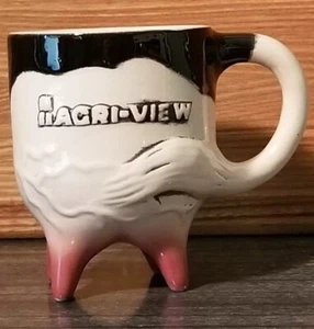 Mug Cup Coffee AGR-VIEW Farm Cow Udder Farmhouse Advertising  - Picture 1 of 7