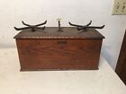 Large Antique Troemner Balance Scale Country Store Apothecary In Oak Case