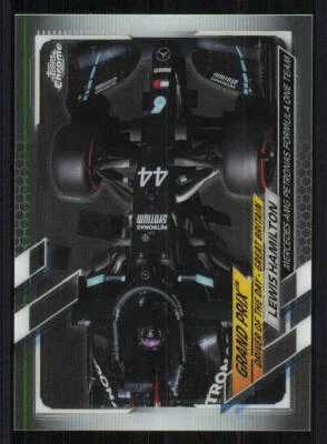 2021 Topps Chrome Formula 1 #166 Lewis Hamilton/Driver of the Day - Image 1 of 2