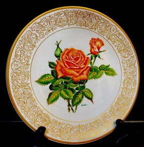 Böhm--"The Tropicana Rose"--Bone China--10,75"--scheint unbenutzt--SOFORTKAUF! - Bild 1 von 9