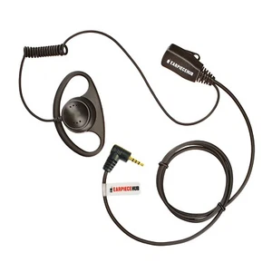 D Shape Earpiece for SEPURA 1 Pin Radio SRP2000 SRP3000 SRH3500 SRH3800 SRH3900 - Picture 1 of 6