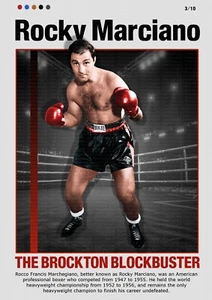 Rocky Marciano - Boxing Legend - Exclusively Made By Mashed Designs - Picture 1 of 9