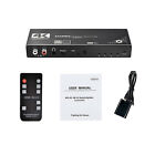 Hdmi Switch 4X2 With Audio Separation 4K@60Hz Hdmi Switcher With Arc Function
