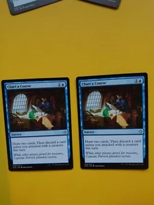 MTG Card. Chart a Course x2  Ixalan Sorcery  2cards - Picture 1 of 4