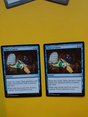 MTG Card. Chart a Course x2  Ixalan Sorcery  2cards - Image 1 of 4