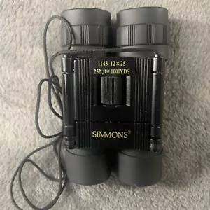 Simmons Folding 1143 Binoculars 12 X 25 (252ft@ 1000YDS) - Picture 1 of 2