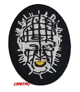 Hellraiser Pinhead Cenobite Horror Movie Vintage Retro Style Iron on Patch NEW - Picture 1 of 1