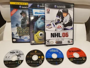 Lote de 7 Juegos Gamecube - Monsters Inc, Frontline, NHL, Pacman, Surfs Up - Imagen 1 de 11