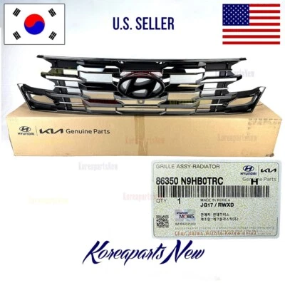 FRONT Bumper Grille Upper For CAMERA ⭐GENUINE⭐ Hyundai Tucson 2025-2026 - Image 1 of 3