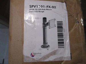 Ergonomic Solutions SpacePole SPV1101 SPV1101-FX-02 75x100mm Stojak na stół- - Zdjęcie 1 z 3