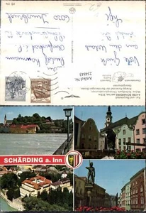 254843,Schärding am Inn Schlosspark Christophorusbrunnen Kneipp-Kuranstalt u. Ge - Bild 1 von 1