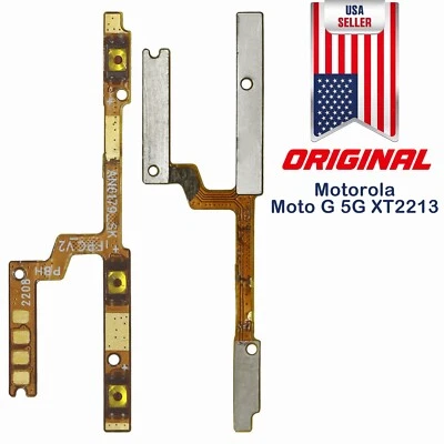 OEM Power Volume Button Flex Cable Key Ribbon For Motorola Moto G 5G 2022 XT2213 - Image 1 of 4