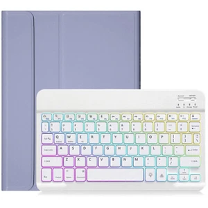Smart Case Cover Backlit Keyboard Mouse For iPad 7/8/9th/10th Gen Air 4 5 Pro 11 - Picture 1 of 48