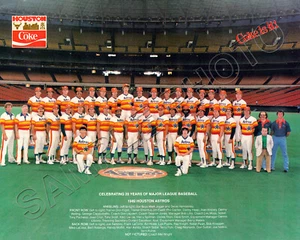 1982 HOUSTON ASTROS 8X10 TEAM PHOTO PICTURE RYAN THON KNIGHT GARNER ASHBY - Picture 1 of 1