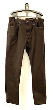 Orig. Black Brown EST. 1826 Pants Mens 34x34 Classic Fit Soft Feel Back 2 School