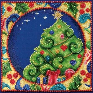 Cross Stitch Kit ~ Jim Shore / Mill Hill Christmas Holiday Tree #JS30-4104 - Picture 1 of 4