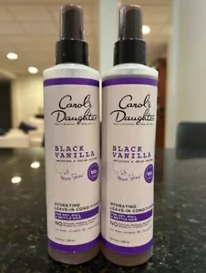 2X - Carol's Daughter Black Vanilla Hydrating Leave-In Conditioner 8oz FULL SIZE - Picture 1 of 3