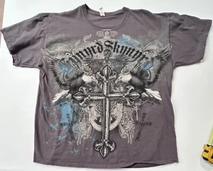 Lynyrd Skynyrd Band - Don't tread on Me - Grey T Shirt - Gildan XL - Rare! - Bild 1 von 9