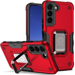 Military Grade Shockproof Hybrid Armor Case with Ring Holder for Samsung Galaxy - Picture 1 of 8