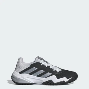 adidas Trainers Mens Barricade 13 Tennis Sports Shoes Black - Picture 1 of 10