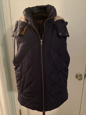 Chaleco Bajee by Becool azul marino S con cuero y piel sintética Foto 1 de 4