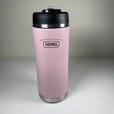 Thermos 32 oz. Icon Insulated Stainless Steel Water Bottle w/ Straw Lid ~ Pink - Image 1 of 4