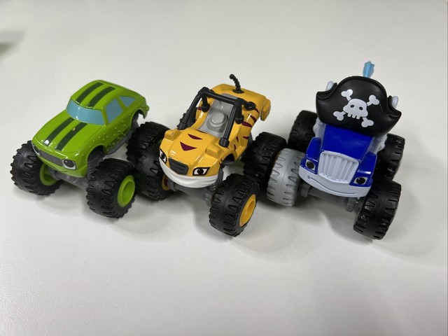 6Pcs Set Children Cartoon Machines Blaze Model Russian Classic Vehicles  Toys Monster Truck Racer Figure Kids Game Cars Gifts